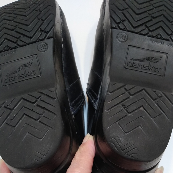 Dansko classic style blue platform clogs, size 10. Blue clogs. - Picture 12 of 13